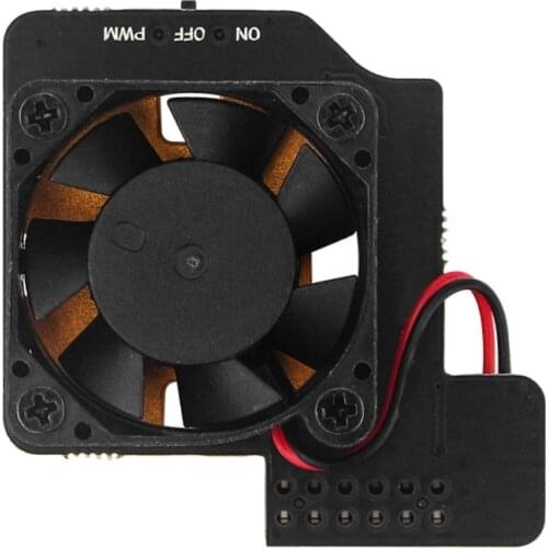Argon Mini Fan for Raspberry Pi 4 Mini PWN Speed Adjustable Cooling Fan with Pure Copper Metal Base Radiator for RPi