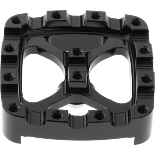 CNC Brake Pedal Pad Cover Footrest Pad Cover Anti-Skid for Harley Touring XL FXDF Motorcycle Off-road Black