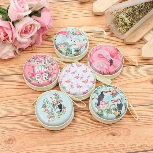 New Flamingo SD Hold Headphones Case Storage Carrying Hard Bag Box for Headphone Earphone Earbuds Memory Card