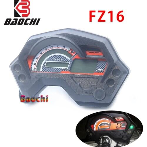 1PC Refit Motorcycle Electronic Speedometer Digital Tachometer LCD for Yamaha Fz16 Fz 16 Speedometer Instruments Cafe Racer