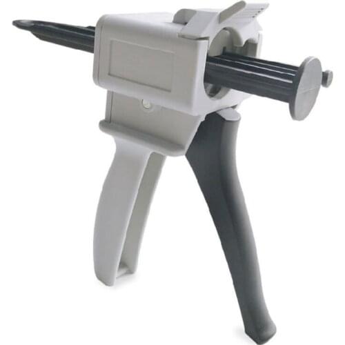 50ml 10:1 Manual Two Component AB Glue Applicator Adhesive Squeeze Dispenser 23GB