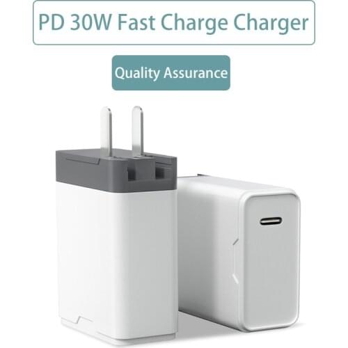 Suitable for iPhone 30W PD data cable charger mobile phone charger fast charging plug for Huawei xiaomi data cable charger