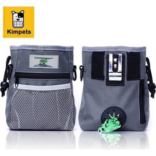 KIMHONE PET Dog Treat Pouch Nylon Bag Training Treats Toys Carrier bags Waste Bag Poop Bag Dispenser Adjustable Waist and Should