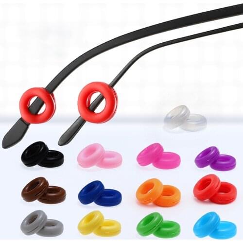 Round Shaped Silicone Anti Slip Glasses Ear Hook Eyeglasses Holder Spectacle Temple Tip Anit-Slip Ear Holder For Glasses