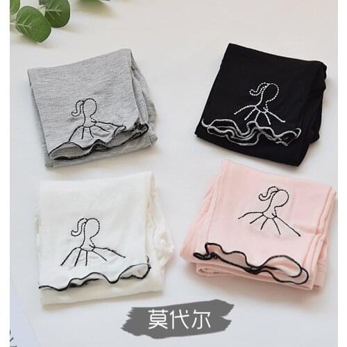 Girls' leggings spring and autumn thin spring clothes girl seven point pants childrens long pants