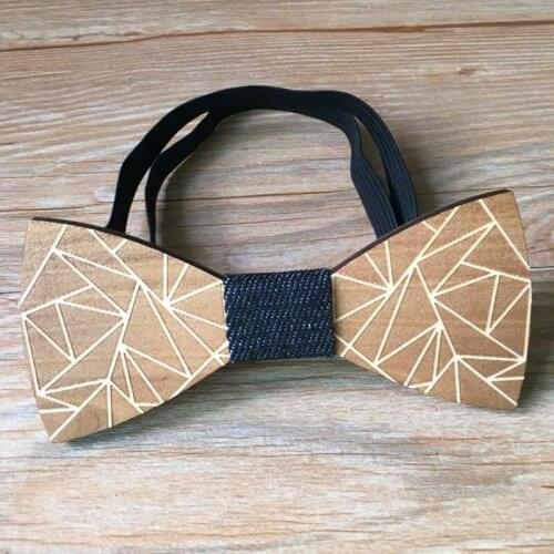 Fashion Detachable Collar Mens Tie Rhinestone Bow Ties Elegant Wooden Bow Tie Men Neckties Mens Gifts