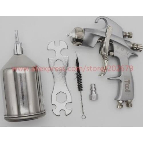 HVLP Spray Gun, Lacquer Gun ,Manual Paint Gun, Japan Quality Paint Spray Gun/Furniture/Wood Automotive 600CC Stainless Steel Pot