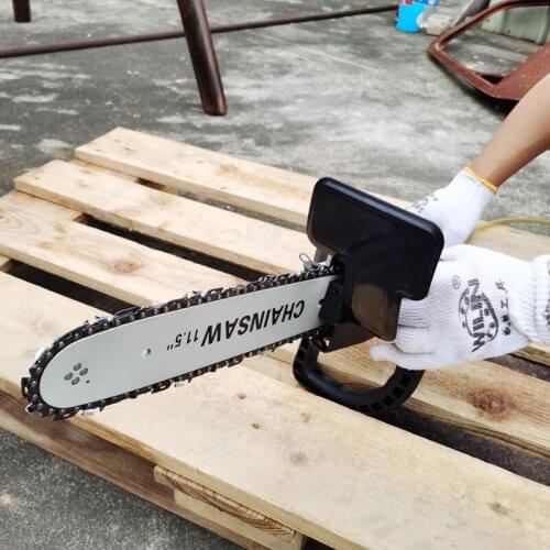 Professional Wood Cutter 11.5“ Inch Pneumatic Chainsaw Automatic Air Chain Saw Explosion-proof Fire Prevention Wood Cutting Tool