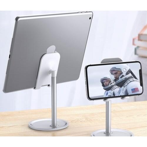 Universal Tablet Phone Holder Desk For iPhone Samsung Desktop Tablet Stand For Cell Phone Table Holder Mobile Phone Stand Mount