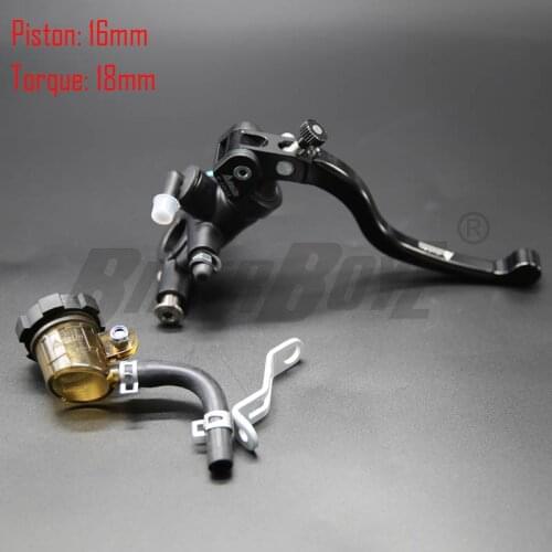 Universal diameter piston Motorcycle Radial assembly Lever Adjustable Handle Hydraulic Cable clutch Brake Pump Master Cylinder