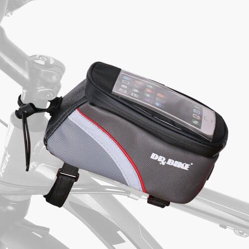 HILAND PU Material Waterproof Bicycle Bag Bike Frame Front Top Tube Bag Touch Screen for Moilbe Phone MTB Moutain Road Bike Bag