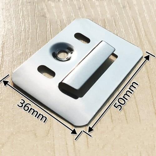 Stainless Steel Clip Fastener PVC Buckle Wall Board Clasp Retaining Parapet Wall General Installation Accessories Clamp 100PCS