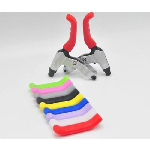 100 Pairs Wholesale Bicycle Brake Handle Cover Silicone Sleeve Bike Brake Lever Protector Covers Bicycle Body Protection Cover