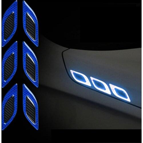 Car sticker Auto trim decoration Reflector Warning Tape Car wheel trims Mirrors Door Bumper Hood Fender Sticker accessories