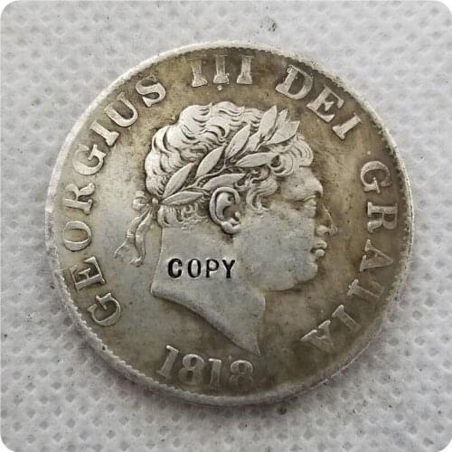 GREAT BRITAIN George III Halfcrown 1818 Copy Coin commemorative coins-replica coins medal coins collectibles