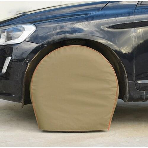 Car tyre cover spare tyre cover 600D Oxford cloth dust and rain tyre cover car supplies wheel cover rain proof