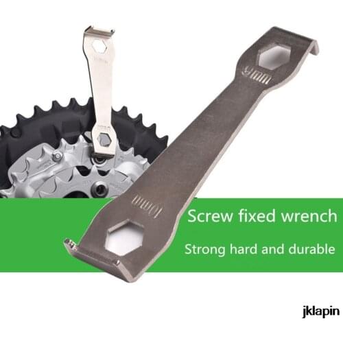 Mountain Bike Spanner Wrench Fixing Tool Dental Disk Spool Removal and Installation Chainwheel Flat-head screwdriver