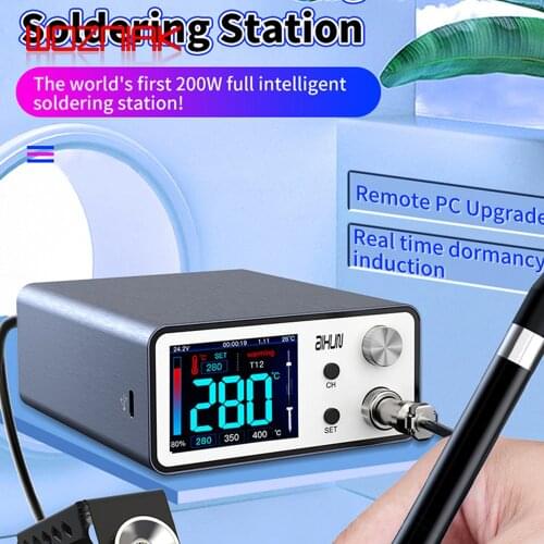 JC AIXUN T3A Intelligent Soldering Station Support T12/T245/936 Series Handle Soldering Iron Tips Electric Welding Iron Station