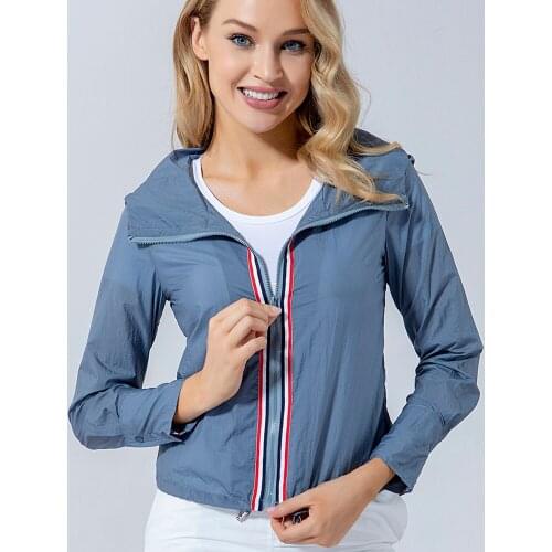 2020 New Quick-Drying Breathable Outdoor Sports Fitness Running Womens Sun Protection Clothing Yoga Jacket Training