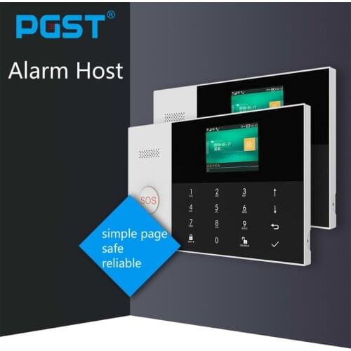 PG-107 Tuya Wireless Home WIFI GSM GPRS Burglar Home Security With Motion Detector Sensor Burglar Alarm System APP Control