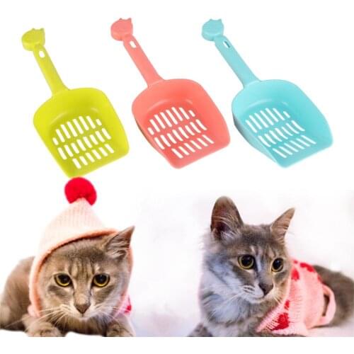 Useful Cat Sand Shovel Pet Litter Scoop Pet Shit Artifact Dogs Waste Shovel Plastic Pet Toilet Cleaning Tool 1 Pc