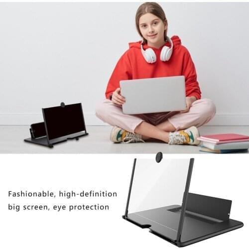 Portable Screen Magnifier 12 Inch 3D Video Retractable Screen Display Amplifier Extender Universal Mobile Phone Accessories