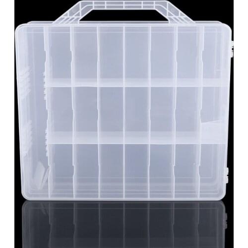 Universal Nail Polish Holder Organizer for 48 Bottles Adjustable Dividers Space