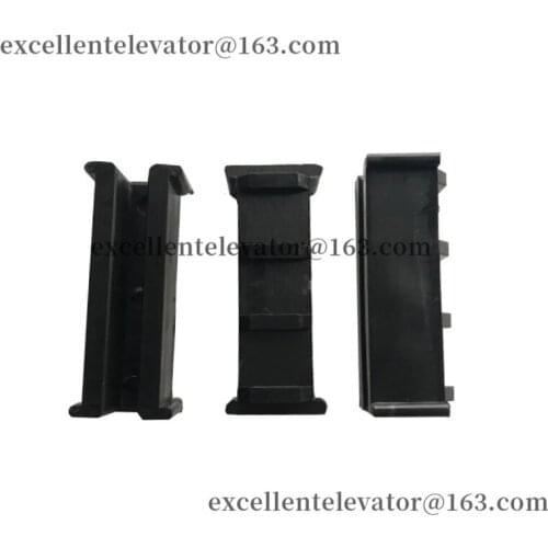 Elevator Counterweight Guide Shoe Insert L100mm Groove Width 10mm Black for Guide Shoe Use for Otis