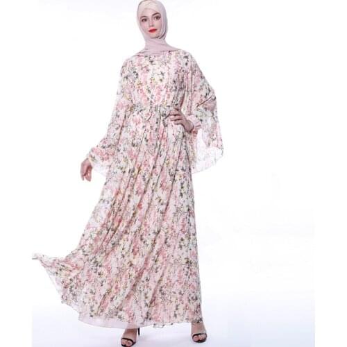 Vestidos Abaya Turkey Islamic Arabic Hijab Robe Muslim Long Dress Caftan Dubai Arab Kaftan Dress Robe Femme Musulman Turkey Gown