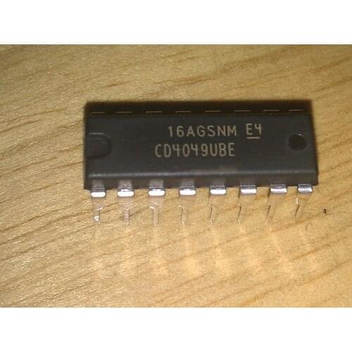 10PCS/LOT CD4049UBE CD4049 DIP16 DIP-16 CD4049BE New original In Stock