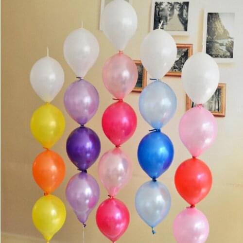 10pcs Multicolor 10 inch Tail Latex Balloons Birthday Wedding Party Decoration Long Air Balloon Classic Toys Holiday Supplies