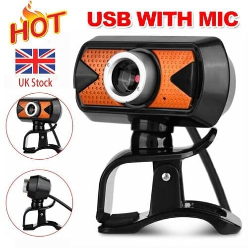 480P Full HD Web Camera USB2.0 2 Megapixels Webcam With Microphone For PC Computer Mac Laptop Desktop YouTube Skype