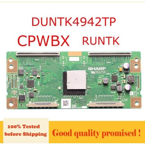 4942TP CPWBX RUNTK DUNTK4942TP ZL ZK ZZ ZC ZF TCON Board CPWBXRUNTK DUNTK4942TP Logic Board Teste Placa TV Devant T-con Board