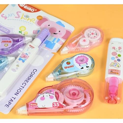 8302Kawaii White Out Crrection Rollr Pen Crrection Tape Student Statinery Office supply School Accessories