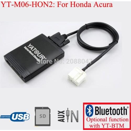 Yatour car radio USB SD AUX digital interface for Acura Honda Accord Civic CRV Odyssey Pilot