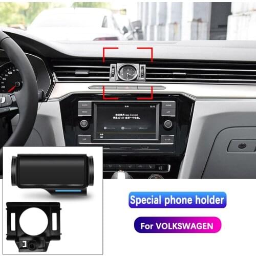 Car Mobile Phone Holder Mount For VOLKSWAGEN VW Magotan PASSAT B8 Tiguan Lavida Sagitar Lamando BORA Tayron SANTANA Touareg Polo