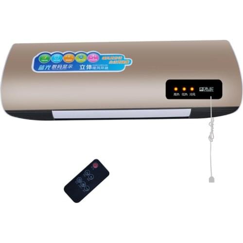 Household heater remote control electric heater wall-mounted bathroom waterproof mobile heating and cooling