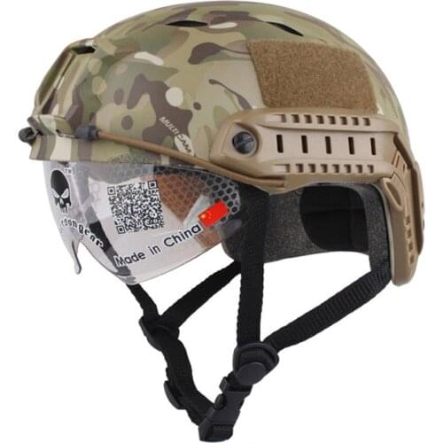 EMERSON Fast Helmet Base Jump Helmet Protective Goggles Military Tactics Retail Airsoftsports EM8818 For Hunting Free Shipping