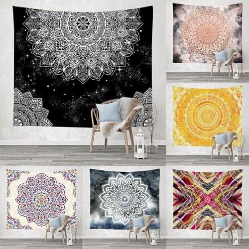 Mandala Tapestry Fashion Wall Hanging Blanket Home Decor Wall Cover Multifunctional Dust Cover Table Cloth Beach Towel
