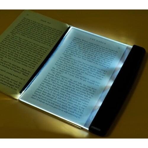 Book Light Flat LED Panel Reading Lamp Car Travel Plate Lights Magic Night Vision Lamp Protect Eyes Portable Dropshipping