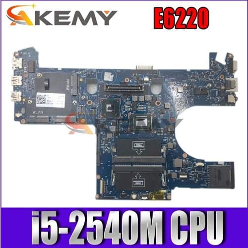 For DELL Latitude E6220 Laptop Motherboard i5-2540M CN-0862D8 0862D8 862D8 Tested 100% work