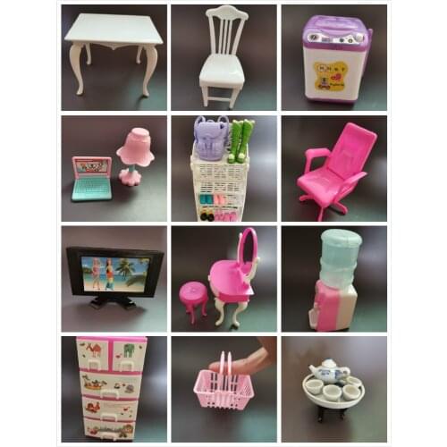 Furniture For 30CM 6 Dispensing Household House Bed Wardrobes Toy Gift Gor Girl