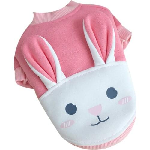 Fashion Pet Dog Clothes Puppy sweater T-shirt Shirt Cute Cat Print Pajamas Cat Winter Shirt For chihuahua Small Dogs Wholesale