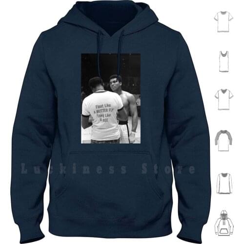 Mohamed Ali , Float Like A Butter Fly Sting Like A Bee hoodies Mohamed Ali Mohammed Ali Mohammad