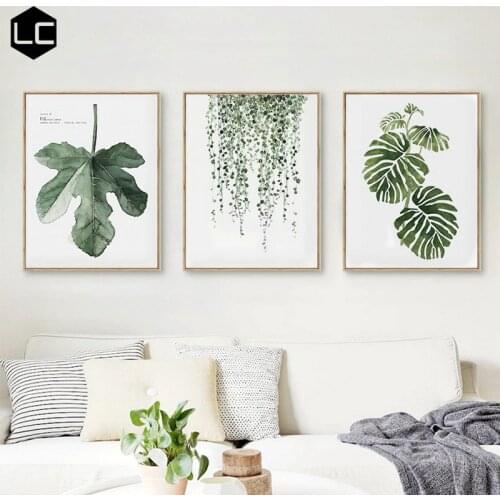 Modern Scandinavian minimalist style living room decorative painting restaurant bedroom fresh frescoes wall paintings Malerei