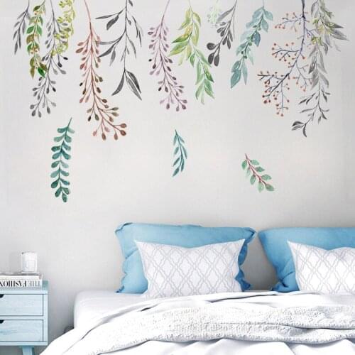 Bedroom parlor wall sticker small fresh corridor ornament room bedding wall-sticky wallpaper Waterproof non-toxic self-adhesive