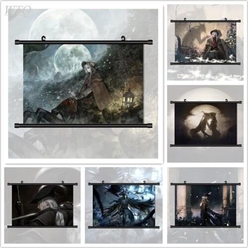 Bloodborne Plain Doll Crow Maria Anime Posters High Quality Canvas Painting Wall Decor Wall Art Picture Room Decor Home Decor