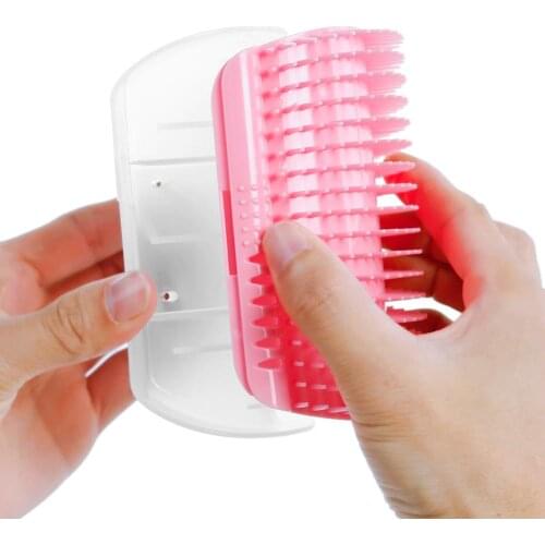 Cats Brush Corner Comb Play Cat Toy Plastic Scratch Bristles Arch Massager Self Grooming Cat Rubs Scratcher Product Dropshipping