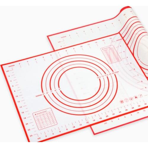 Silicone Baking Mats Non Stick Pizza Dough Mat Baking Rolling Pastry Mat Bakeware Liners Pads Kitchen Baking Tool
