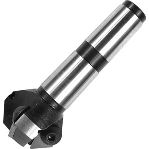 Drilling and milling machine MT4 shank, 45 degrees, chamfering indexable milling cutter bar, triangular blade